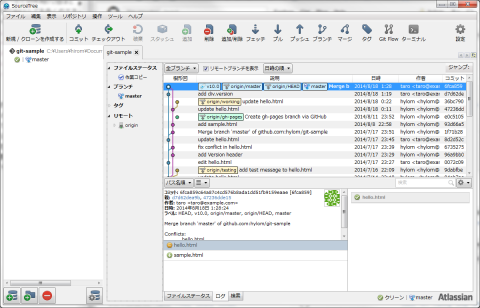 リポジトリの作成と基本的なバージョン管理 Sourcetreeで始めるgitバージョン管理入門 第1回 Osdn Magazine