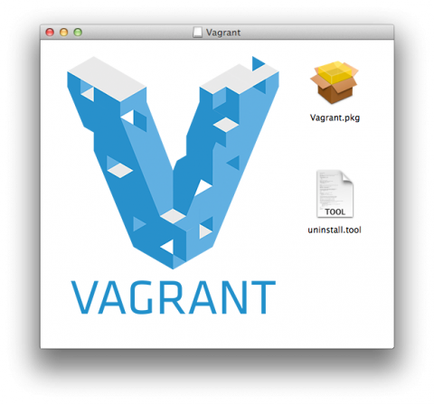 図2 Mac OS X向けのVagrant配布パッケージ。インストーラが含まれている