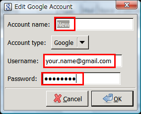 図6 Googleに登録したユーザー名とパスワードを入力