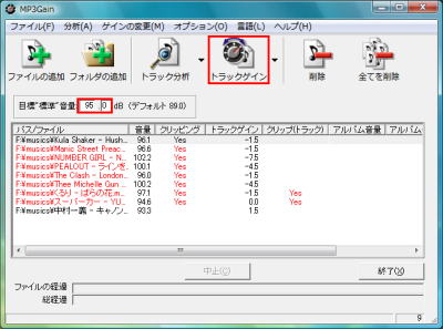 複数の音楽ファイルの音量調整をまとめて行える Mp3gain Osdn Magazine