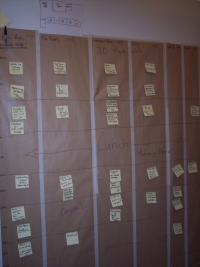 The BarCamp schedule