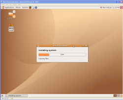 Installing Ubuntu in Virtual PC 2007