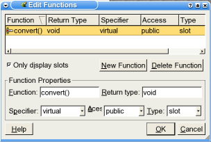 Edit Functions